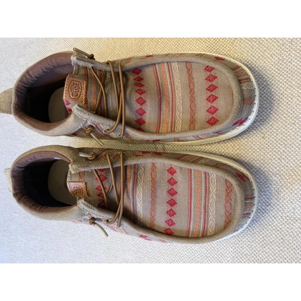 Dude Shoes Casual Patterned Canvas Sneakers